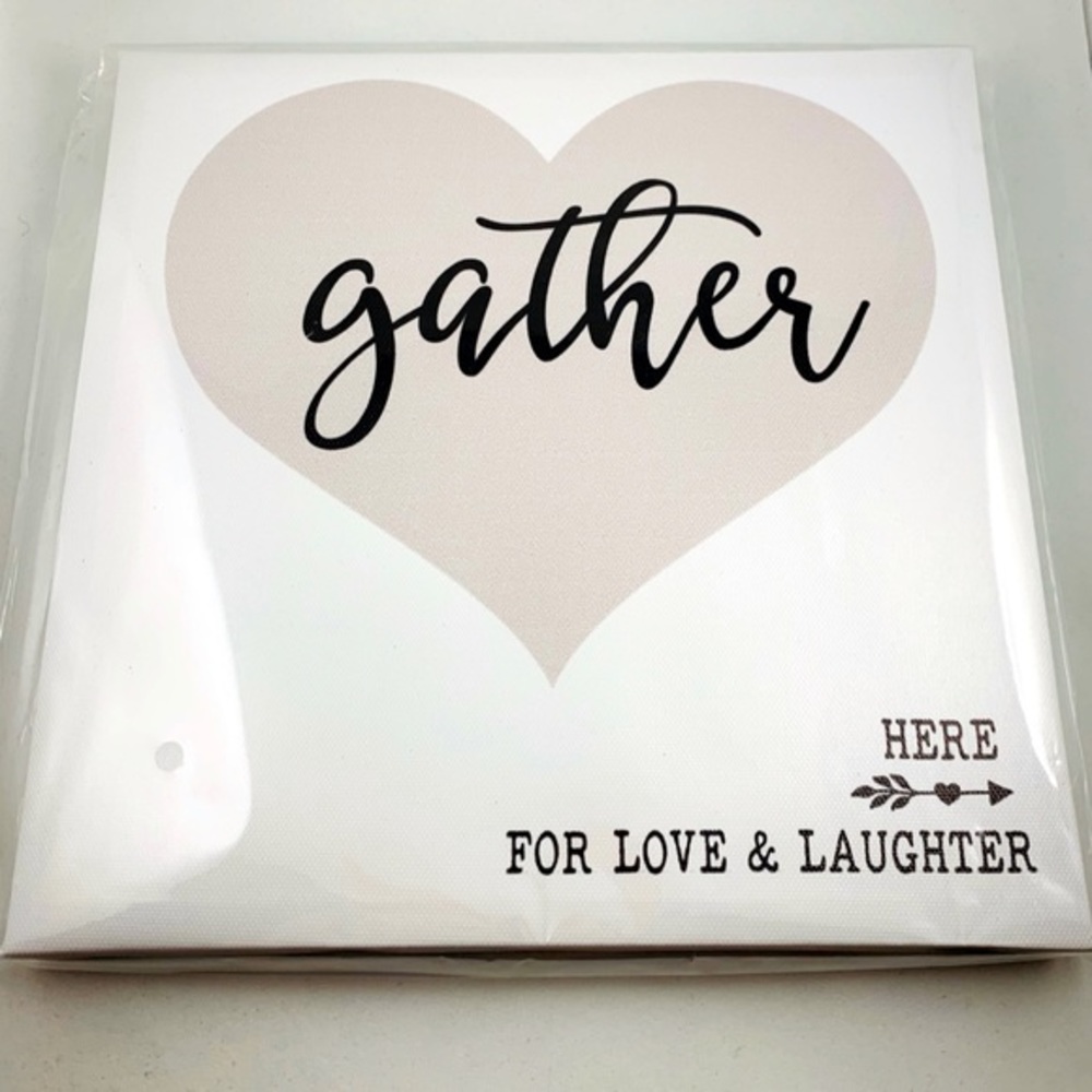 GATHER - WALL CANVAS ART NWT - Picture 3 of 3